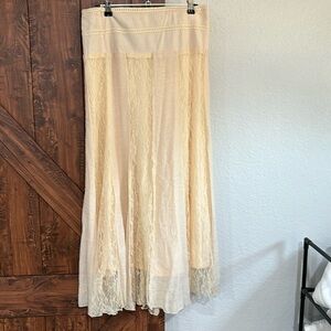 NEW Skirt lace,linen,beautiful